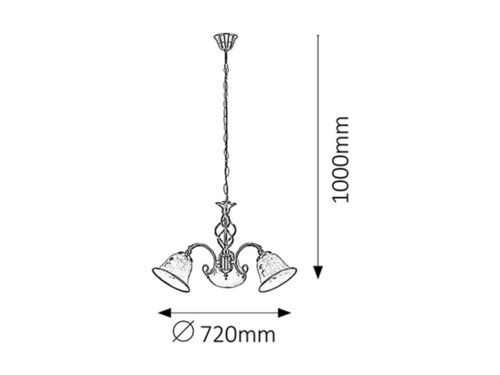 Lampa wisząca Art flower na Arena.pl