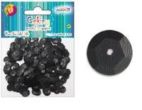 cekiny metalizowane czarne 8mm 10g | mt-0211