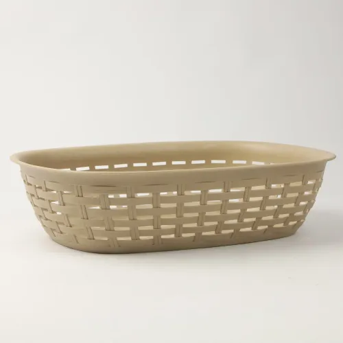 KOSZYK RATAN BEŻOWY NA PIECZYWO OWOCE POJEMNIK ORGANIZER DO PRZECHOWYWANIA na Arena.pl