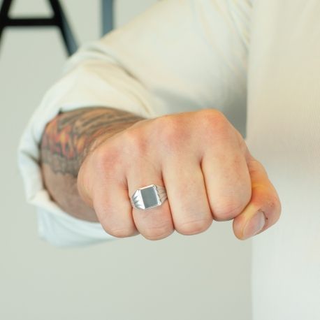 SREBRNY SYGNET Z ORNAMENTAMI PRÓBA SREBRA 925 GRAWER GRATIS na Arena.pl