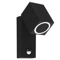 LAMPA ZEWNĘTRZNA ŚCIENNA CZUJNIK RUCHU GU10