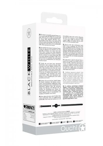 breathable ball gag   with bonded leather straps na Arena.pl