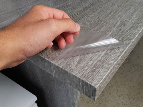 Folia Samoprzylepna Meblowa PCV Przezroczysta Ochronna Na Stół Książki na Arena.pl