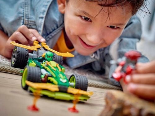 71828 - lego ninjago - samochód wyścigowy lloyda z napędem typu pull-back na Arena.pl