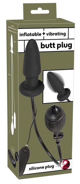 Inflatable Vibrating Butt Plug zdjęcie 1