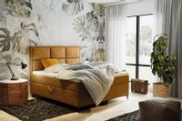 Łóżko kontynentalne VADUZ miodowy 120x200