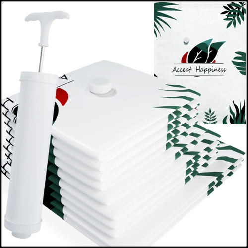 10XWORKI PRÓŻNIOWE NA UBRANIA KURTKI ZIMOWE GRUBE WODOODPORNE+POMPKA na Arena.pl