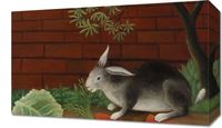 Obraz 50x30cm The Rabbit's Meal, Rousseau Vintage do Salonu