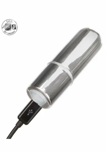 calexotics rechargeable mini bullet - kompaktowy wibrator 3-stopniowy usb na Arena.pl