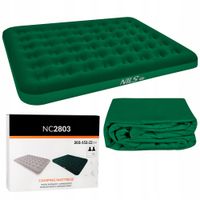 Materac dwuosobowy Nils Camp 203 x 152 x 22 cm zielony