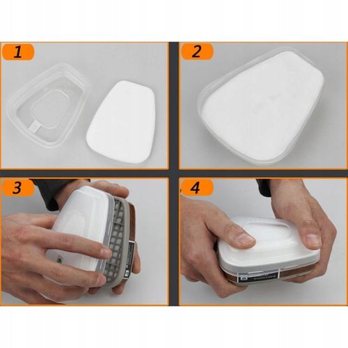 MASKA LAKIERNICZA PÓŁMASKA 6200 OSŁONA TWARZY na Arena.pl