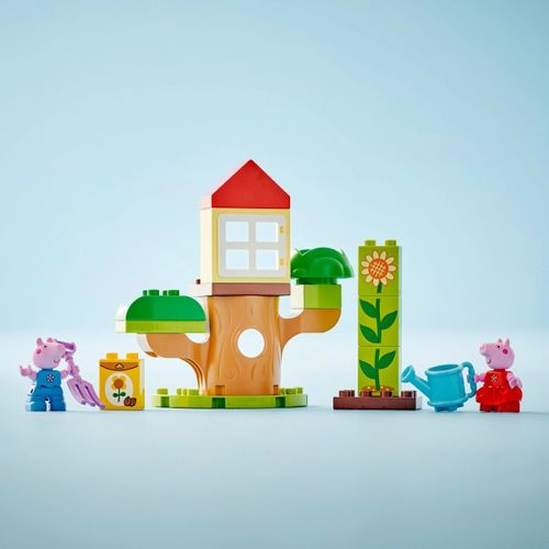 Klocki  DUPLO 10431 Peppa Pig Ogród i domek na drzewie Peppy na Arena.pl