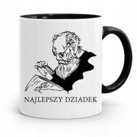 Kubek Czarny Na Dzień Dziadka Najlepszy Dziadek Z Nadrukiem Ze Zdjęciem