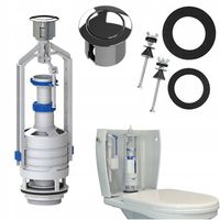 Zawór Spustowy Spłuczki Mechanizm UNIWERSALNY Wkład Części Zestaw Naprawczy