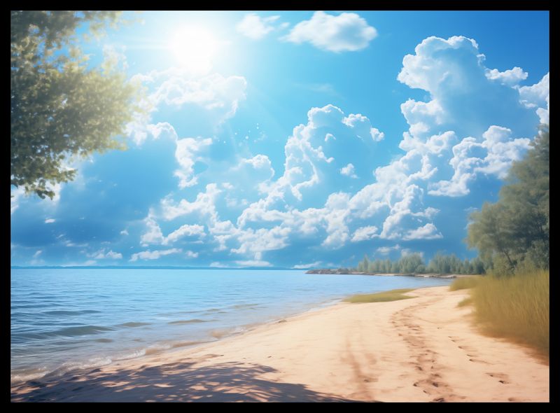 Plakat 55x40cm Letni Dzień zdjęcie 2