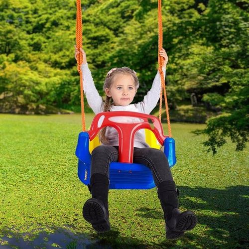 Huśtawka Ogrodowa Modułowa domowa dla Dzieci 3w1 Mocna na Linach Bezpieczna na Arena.pl