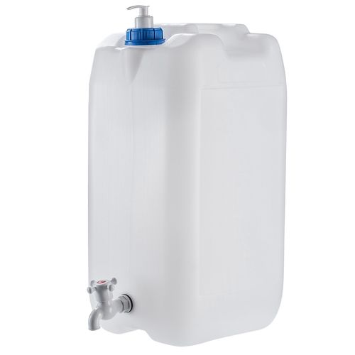 KADAX Kanister Na Wodę Umywalka Pojemnik Dozownik mydło Płyny 30L Z Kranem na Arena.pl