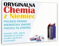 nadruk UV TABLICZKA reklamowa nierdzewna dibond 40x30 CHEMIA Z NIEMIEC