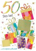 Karnet A5 Na 50 Urodziny, Prezenty