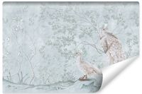 Fototapeta PAWIE Ptaki Abstrakcyjne Drzewa Natura 450cm x 300cm