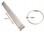 Breloczek pętla kółeczko skręcane długość 20cm HIT Do samochodu do kluczy