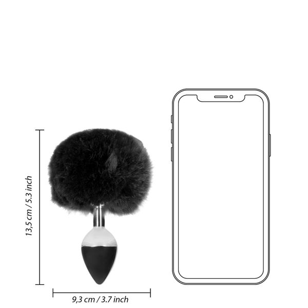 Bunny Tail with Metal Butt Plug zdjęcie 9