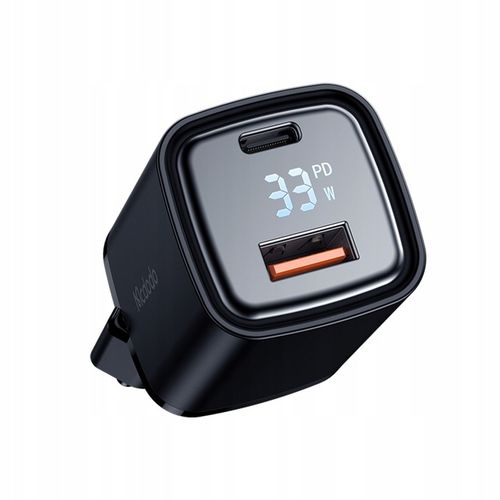 MCDODO SZYBKA ŁADOWARKA SIECIOWA DO TELEFONU 2X USB USB-C GAN 33W MIERNIK na Arena.pl