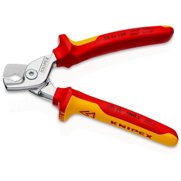 STEPCUT NOŻYCE DO KABLI VDE 160MM KNIPEX zdjęcie 5