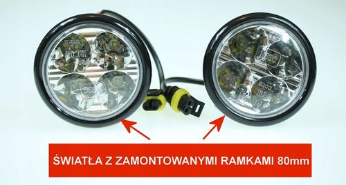 ŚWIATŁA DO JAZDY DZIENNEJ LED DZIENNE OKRĄGŁE DRL 510 HP AMIO 12V / 24V +GR na Arena.pl