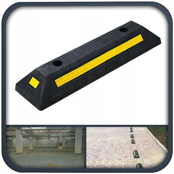 Separator Odbojnik Parkingowy Gumowy Ogranicznik Odbojnica 54 cm+śruby zdjęcie 15