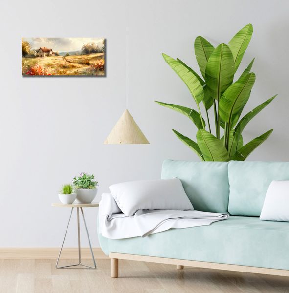 Obraz 50x20cm Sielski Domek zdjęcie 2