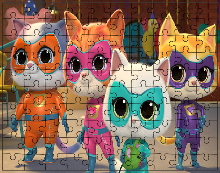 Puzzle Super Kotki zdjęcie 1