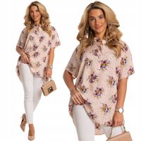 Świetna Wygodna Kobieca BLUZKA Koszula Plus Size Dużo Rozmiarów Kolorów