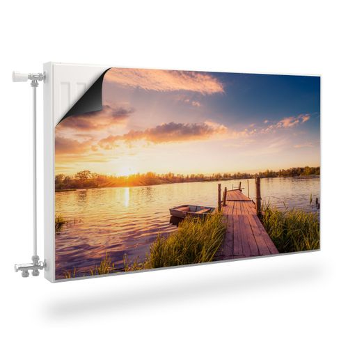 MASKOWNICA Magnetyczna Na Kaloryfer Zachód Słońca Jezioro 100cm x 60cm na Arena.pl