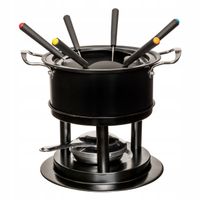 ZESTAW DO FONDUE DLA 6 OSÓB NA PRZEKĄSKI FONDUE SEROWE CZEKOLADOWE