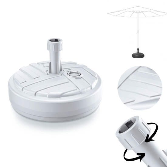 Podstawa pod parasol Umbrella Base MPOD | Biały zdjęcie 1