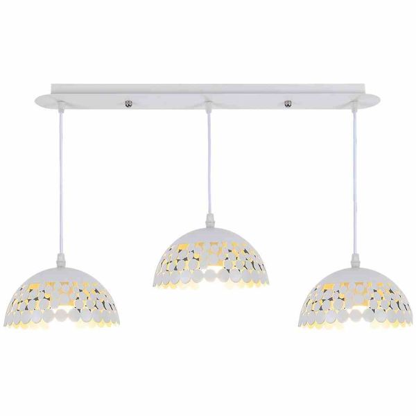 LAMPA WISZĄCA LISA WHITE 3XE27 zdjęcie 2