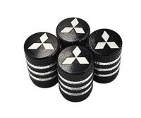 MITSUBISHI nakrętki na wentyle ALUMINIOWE kapturki wentylki 4szt.