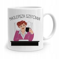 Kubek Prezent Dla Szefowej Najlepsza Szefowa Z Nadrukiem Ze Zdjęciem