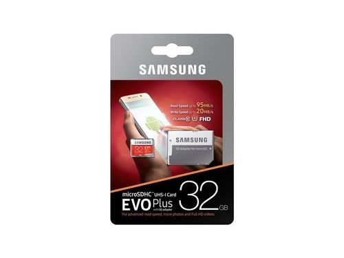 Samsung EVO PLUS UHS-I 32 GB, MicroSDHC, Flash memory class 10, SD adapter na Arena.pl