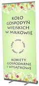Rollup roll-up stojący 200x100cm Koło Gospodyń Wiejskich KGW Projekt GRATIS