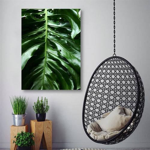 Plakat, Monstera liść minimalizm 60x80 na Arena.pl