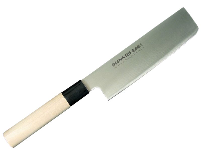 Nóż Usuba dwustronnie ostrzony 18cm Bunmei zdjęcie 1