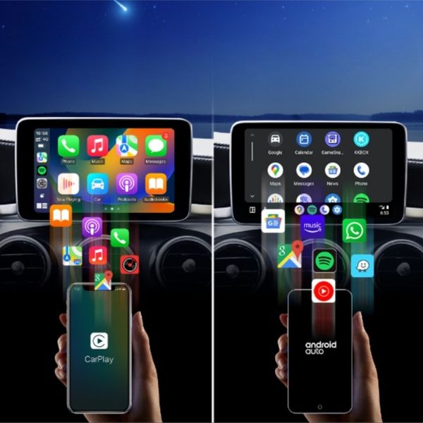 Adapter CarPlay Android Auto BEZPRZEWODOWY WiFi Bluetooth USB USB-C zdjęcie 3