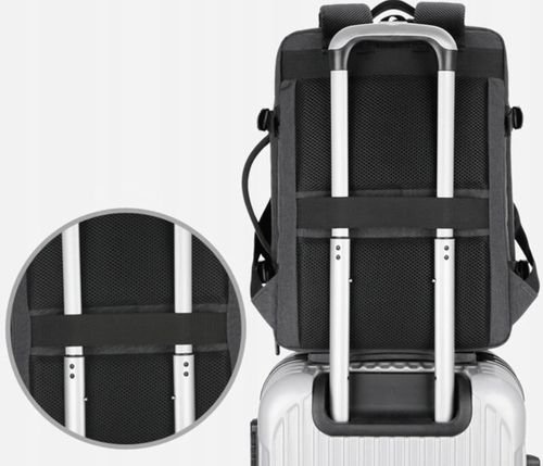 Plecak Bagaż Podręczny do Samolot 45x30x20 LOT Lufthansa EasyJet USB na But na Arena.pl