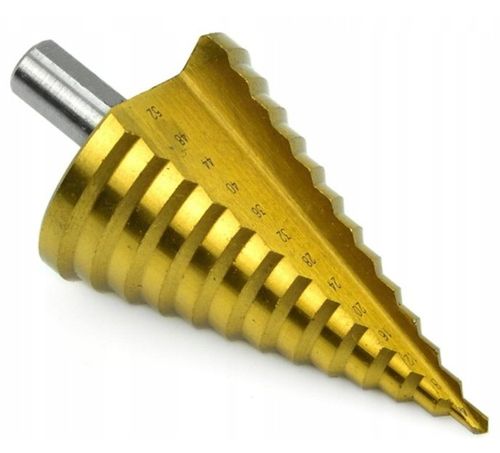 WIERTŁO HSS STOŻKOWE STOPNIOWE CHOINKOWE TYTAN DO METALU 4-52MM na Arena.pl