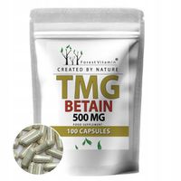 CZYSTA Betaina Bezwodna TMG 100kaps trimetyloglicyna detox metylacja