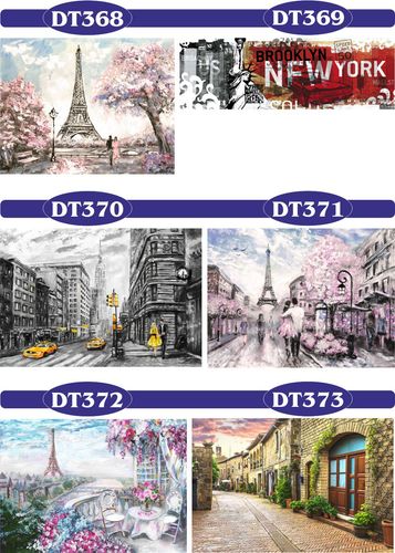 FOTOTAPETA 3D uliczka miasta mosty Paryż Eiffla na Arena.pl