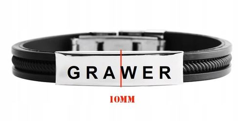 EKSKLUZYWNA BRANSOLETKA męska stal 316 + GRAWER na Arena.pl