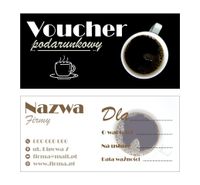 VOUCHERY PODARUNKOWE na zakupy lub usługi 60 szt. KAWIARNIA bon upominkowy